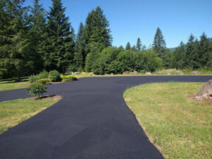 After sealcoating project, Kalama, WA