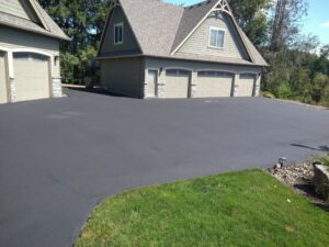 After sealcoating project, Felida, WA