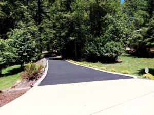 After sealcoating project, Vancouver, WA