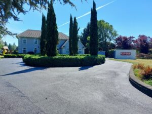After sealcoating project, Vancouver, WA
