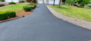 After sealcoating project, Washougal, WA